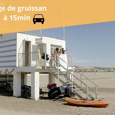 아파트 Le Corbieres 5eme Etage 4 Avec Clim 나르본